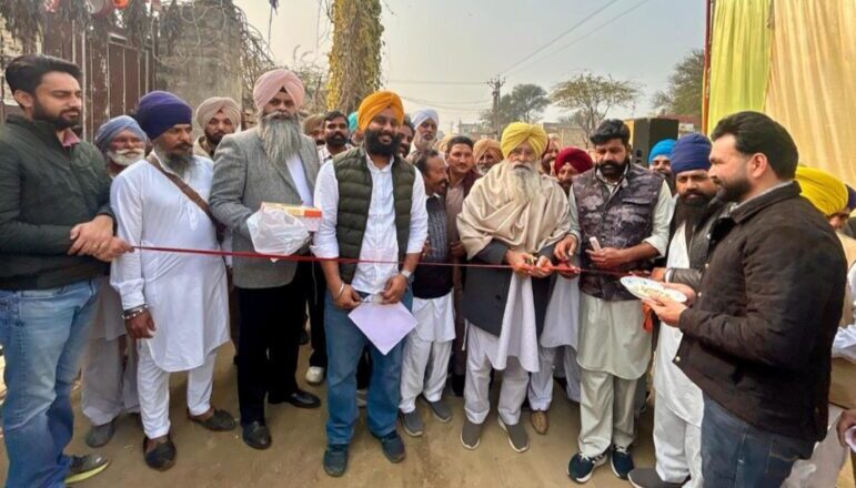 ਪਿੰਡਾਂ ਦੇ ਬੁਨਿਆਦੀ ਢਾਂਚੇ ਨੂੰ ਮਜ਼ਬੂਤ ਕਰਨ ਲਈ ਸੜਕਾਂ ਅਤੇ ਫਿਰਨੀਆਂ ਲਈ 3.88 ਕਰੋੜ ਮਨਜ਼ੂਰ: ਗੁਰਮੀਤ ਸਿੰਘ ਖੁੱਡੀਆਂ