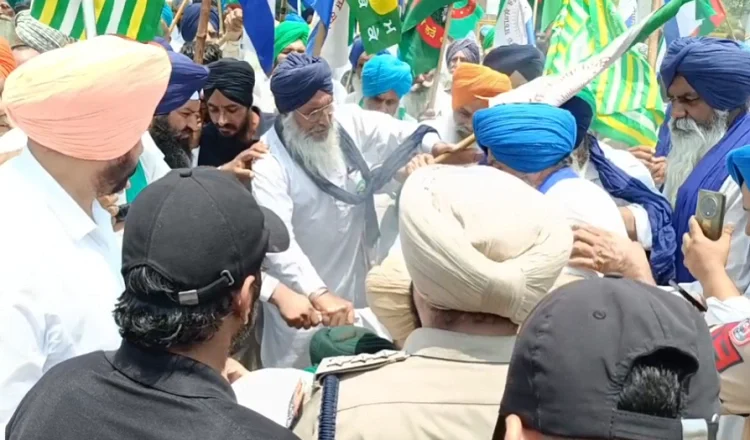 ਕਿਸਾਨ ਜਥੇਬੰਦੀਆਂ ਵੱਲੋਂ ਮੋਦੀ ਤੇ ਟਰੰਪ ਦੇ ਪੁਤਲੇ ਫੂਕ ਕੇ ਰੋਸ ਪ੍ਰਦਰਸ਼ਨ
