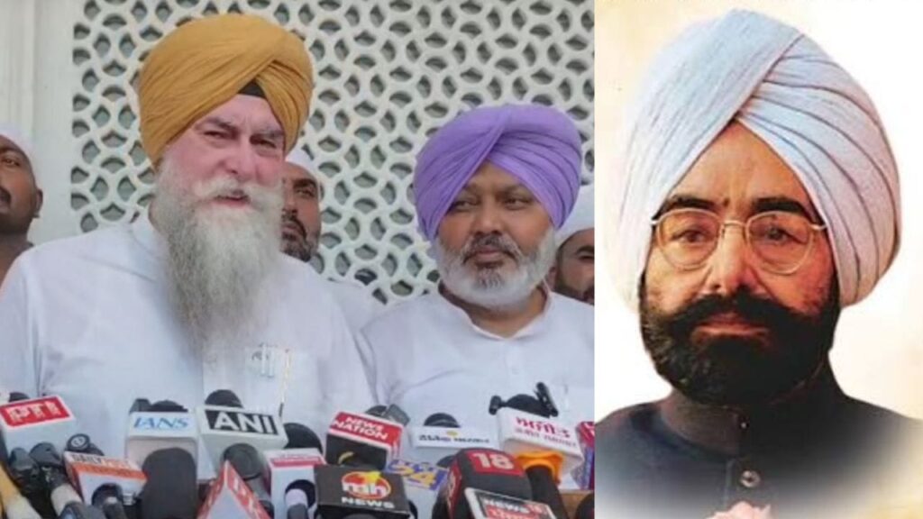 Giani Zail Singh grandson Speaker Sandhwan appears at Akal Takht