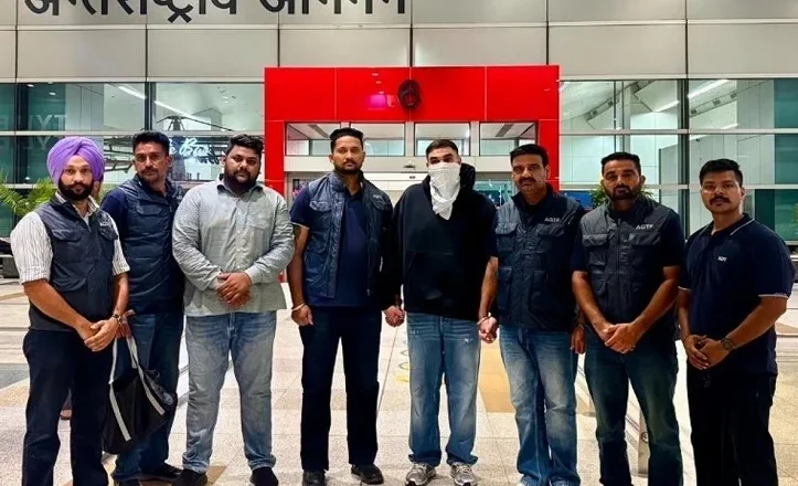 ਕੈਨੇਡਾ ਤੋਂ ਡਿਪੋਰਟ ਹੋਣ ਮਗਰੋਂ ਲਾਰੈਂਸ ਬਿਸ਼ਨੋਈ ਦੇ ਸਾਥੀ ਨੂੰ ਪੰਜਾਬ ਪੁਲਿਸ ਨੇ ਹਿਰਾਸਤ ’ਚ ਲਿਆ