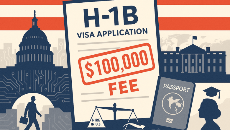 H-1B ਵੀਜ਼ਾ ’ਤੇ $100,000 ਫੀਸ ਇੱਕ ਸਾਲ ਲਈ ਵਧੀ, ਟਰੰਪ ਪ੍ਰਸ਼ਾਸਨ ਨੇ ਕੀਤਾ ਐਲਾਨ