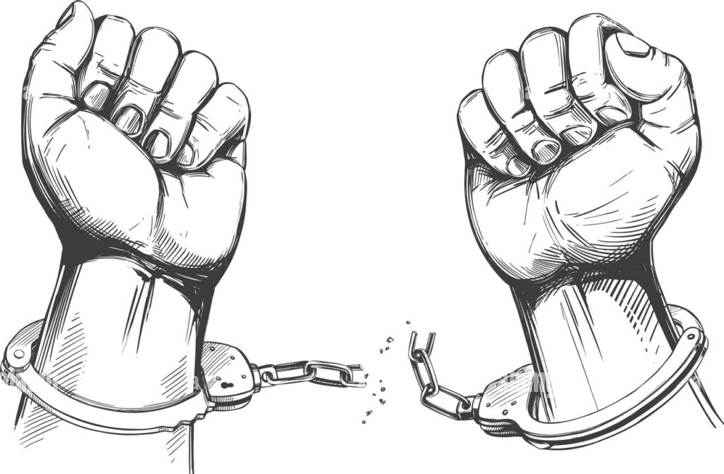 Hands chain Broken