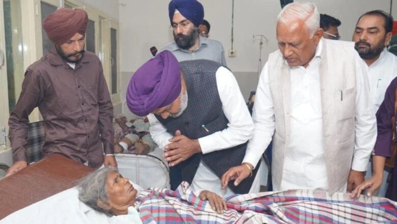 . ਸੰਗਰੂਰ ਸੜਕ ਹਾਦਸੇ ਤੋਂ ਬਾਅਦ ਹਰਪਾਲ ਚੀਮਾ ਤੇ ਬਰਿੰਦਰ ਗੋਇਲ ਨੇ ਪੀੜਤ ਪਰਿਵਾਰਾਂ ਨਾਲ ਦੁੱਖ ਸਾਂਝਾ ਕੀਤਾ